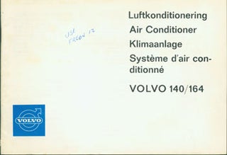 Item #63-3648 Volvo 140/164 Luftkonditionering, Air Conditioning. Volvo, Sweden Goteborg