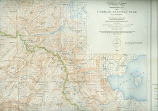 Item #63-3682 Topographic Map of Yosemite National Park, California. Professional Paper 160....