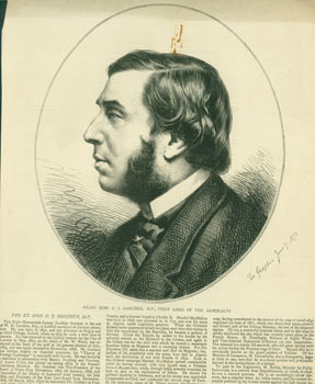 Item #63-3714 The Right Honorable George J. Goschen, First Lord of the Admiralty. The Graphic, London.