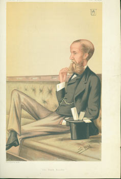 Item #63-3716 "The Bank Holiday." Sir John Lubbock, Bart. February 23, 1878. Vanity Fair, Day...