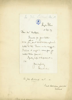 Sir John Lubbock - Als by Sir John Lubbock: 5 September, 1879