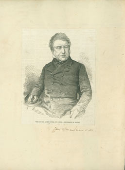 Item #63-3728 Mr. Joseph Hume, M.P. March 3, 1855. The Illustrated London News, Smyth, engrav.,...