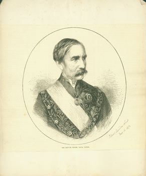 Item #63-3736 Sir Bartle Frere, K.C.B., G.C.S.I. November 16, 1872. Illustrated London News, R., E. Taylor, R, London, engrav.