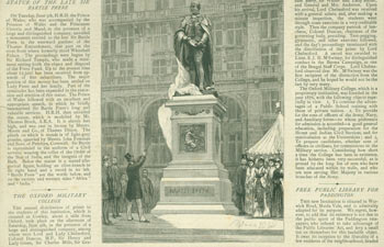 [Illustrated London News (London).] - The Prince of Wales Unveiling the Statue of Sir Bartle Frere on the Thames Embankment