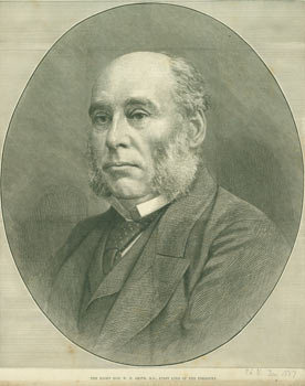 Item #63-3743 The Right Hon. W. H. Smith, M.P., First Lord of the Treasury. January 1887. Illustrated London News, R. Taylor, London, engrav.
