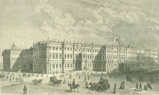 Item #63-3753 Das Winterpalais in St. Petersburg (Winter Palace in St. Petersburg). Carl Joseph...