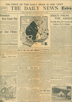 Item #63-3820 The Daily News, Extra, May 5, 1906, San Francisco. Daily News, San Francisco