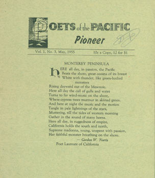 Item #63-3900 Poets Of The Pacific Pioneer. Vol. 1, No. 3, May 1955. Poets Of The Pacific...