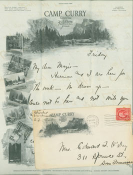 Item #63-3906 ALS Dollie Roch Strochel to Mrs. Edward O'Day, May 15, 1926. Letter sent from Camp...