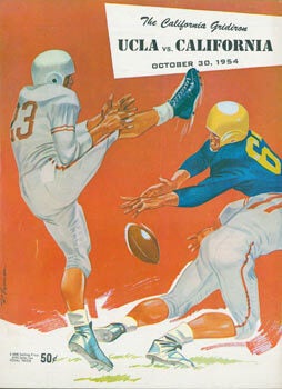 Item #63-4188 The California Gridiron. Football Program for UCLA vs. University of California,...