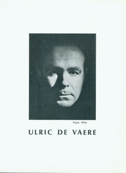 Item #63-4231 Ulric De Vaere. Promotional Brochure listing De Vaere's works, and quotes from...
