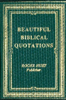 Item #63-4400 Beautiful Biblical Quotations. 1987. Roger Huet