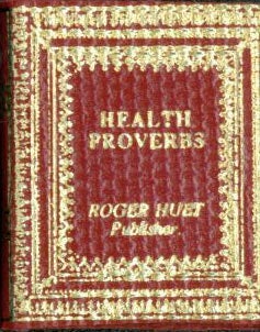 Item #63-4405 Health Proverbs. 1987. Roger Huet