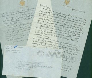 Item #63-4583 MS Letter by Thomas O'Day to Catherine O'Day, July 31, 1944. RE: Catherine O'Day's...