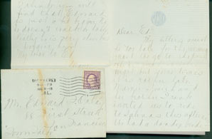 Item #63-4594 MS Letter by Mazie Cook O'Day to Edward O'Day, August 18, 1918. RE: letter from...