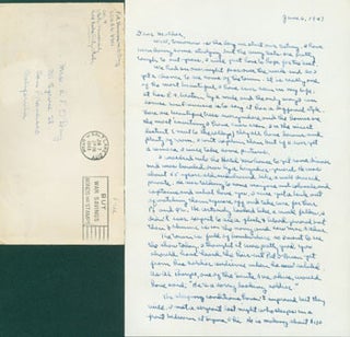 Item #63-4600 MS Letter by Thomas O'Day to Mazie O'Day, April 8, 1943. RE: Letter is from the son...