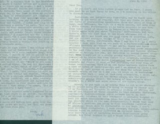 Item #63-4754 TLS Jackson Burgess to Thomas Parkinson, June 8, 1962. RE: Western & African...