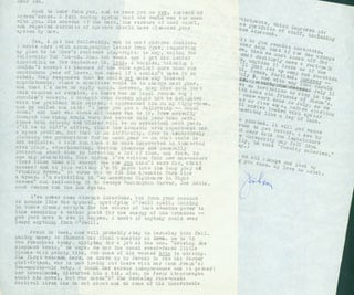 Item #63-4756 TLS Jackson Burgess to Thomas Parkinson, July 5, [1963]. RE: Academia. Jackson...