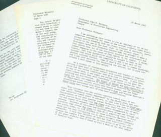 Item #63-4783 TL Thomas Parkinson to Professor John R. Whinnery, March 16, 1965. RE: Obscenity in...