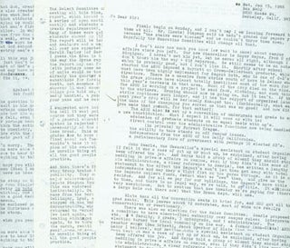 Item #63-4786 TLS Tom Collins to Thomas Parkinson, January 15, 1966. RE: ASUC, Delano grape...