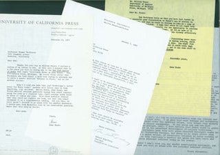 Item #63-4807 TLS Gene Tanke to Thomas Parkinson February 20, 1969, and copies of letters from...