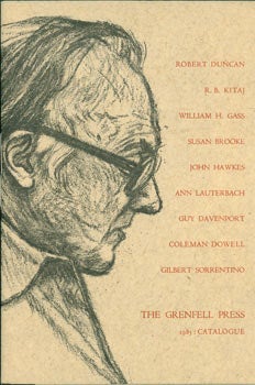 Item #63-4859 Grenfell Press 1985 Catalogue. Robert Duncan, R. B. Kitaj, William H. Gass, et al....