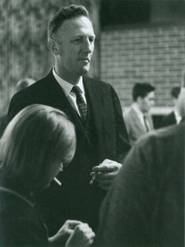 Item #63-5033 Black & White Photograph of Thomas F. Parkinson (1920 - 1992), ca. 1964. 20th...