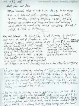 Item #63-5143 ALS Ariel Reynolds Parkinson to her husband Thomas Parkinson & daugher Chrysa, July...