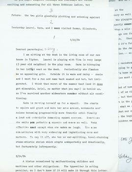 Item #63-5164 Correspondence from Kathy Parkinson (Eckhouse) to her father Thomas Parkinson &...