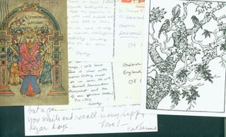 Item #63-5169 Post cards (5) to Thomas Parkinson from various correspondents 1980 - 1984. Thomas...