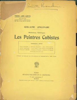 Item #63-5366 Les Peintures Cubistes (Meditations Esthetiques). Premiere serie, Pablo Picasso,...