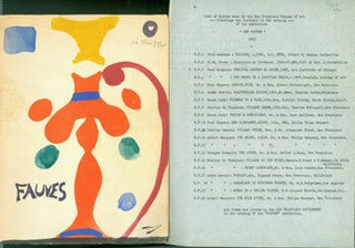 Item #63-5391 Les Fauves the Museum of Modern Art, October 8, 1952 - January 4, 1953, the...