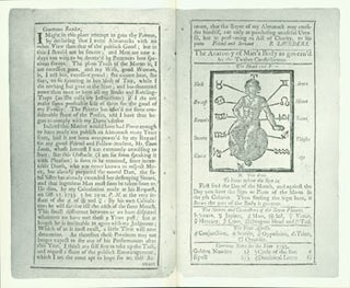 Item #63-5438 Poor Richard's Almanack. 1733. A Facsimile of the only copy known, in the...
