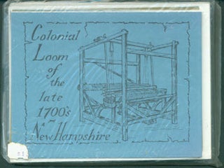 Item #63-5445 Colonial Loom of the late 1700's New Hampshire, Collector's Series. Sealed Package...