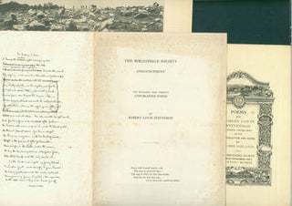 Item #63-5460 Prospectus for The Bibliophile Society: Announcement. One Hundred and Twenty...