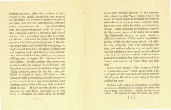 Bibliophile Society - To the Members of the Bibliophile Society. Extract from the Council's Report for 1923. First Edition