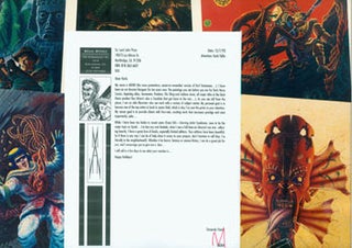 Item #63-5514 TLS Mann Wurkz to Herb Yellin, Dec. 7, 1992. RE: Dark Horse comics. Mann Wurkz