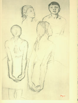 Item #63-5626 Degas, A Portfolio of 10 Reproductions, (Rendered by Albert Carman.) One of 3500...