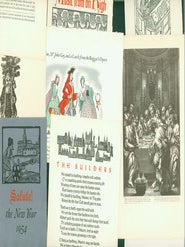 Item #63-5653 Lawton Kennedy Fine Printing Ephemera. Nine Pieces. Lawton Kennedy