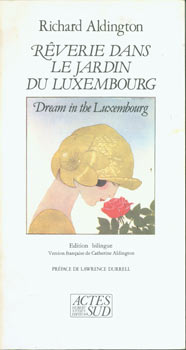 Item #63-5819 Reverie Dans Le Jardin Du Luxembourg. Dream in the Luxembourg. Edition Bilingue....