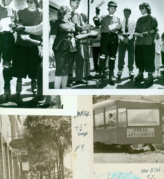 Edmund Lee (phot.); [San Mateo Times Newspaper Group] - Original Photographs: Lot Dedication on Skates and Other Events Around Half Moon Bay, 1989-1991