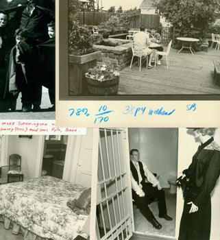 Yip Russell (phot.); [San Mateo Times Newspaper Group] - Original Photographs: Laballa House Bed & Breakfast, Visiting a Friend in Jail, San Benito Inn and Other Scenes Around Half Moon Bay, 1990-1991