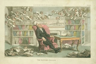 Item #63-5875 Hand-colored Engraving. The Doctor's Dream. Thomas Rowlandson