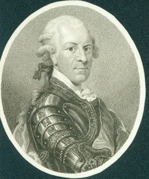 Item #63-5888 Engraving: Charles William Ferdinand, Duke of Brunswick (1735-1806). After a...