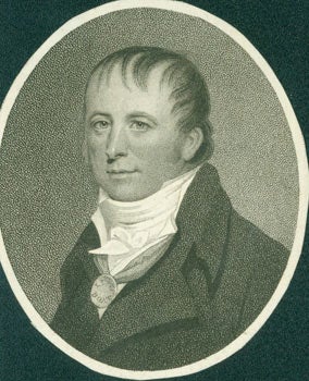 Item #63-5899 Engraving: Mr. Henry Greathead of South Shields (1757 - 1816). European Magazine, James Asperne, William Ridley, Engraver.