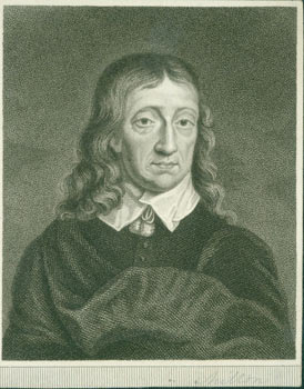 Item #63-5920 Engraving: John Milton. European Magazine, Ridley, Holl, engrav
