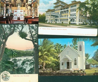 Item #63-5986 Vintage Postcards From Hawaii (5). Hawaii, South Seas Curio Co, Jas. Steiner Island...