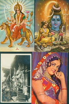 Item #63-5988 Vintage Postcards of India (4). Madras, Bangalore, Higginbothams Ltd., L. R....