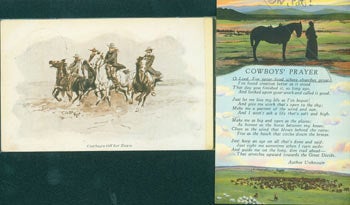 W. T. Ridgley Calendar Co. (Great Falls, Montana); Sanborn Souvenir Co. (Denver) - Vintage Cowboy Postcards: 