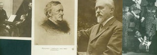 Item #63-5991 Vintage & one Contemporary Musician Postcards. Richard Wagner, Paul Dukas, H....